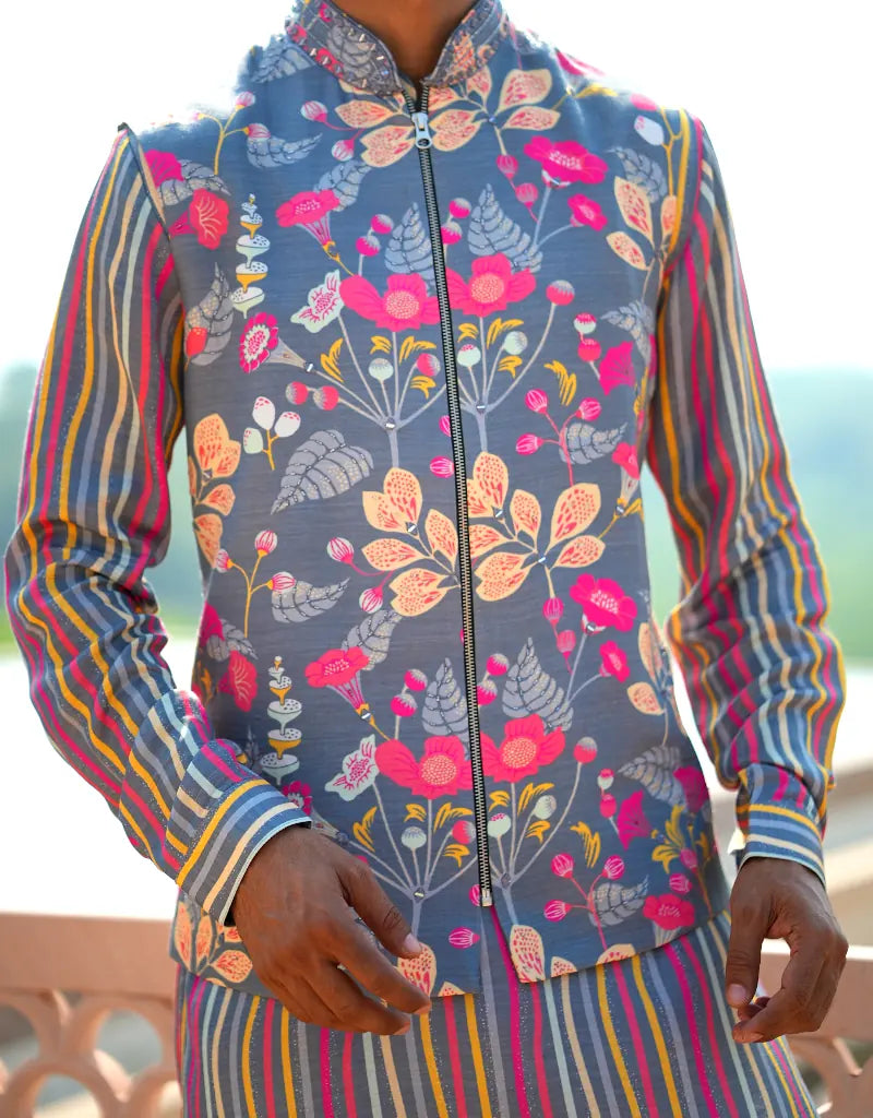 Blossom Stripe Fusion Bandi Set