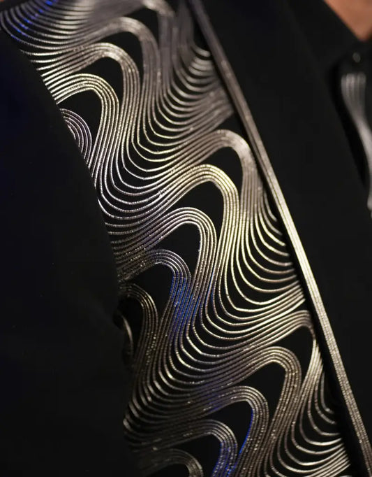Noir Wave Embellished Tuxedo