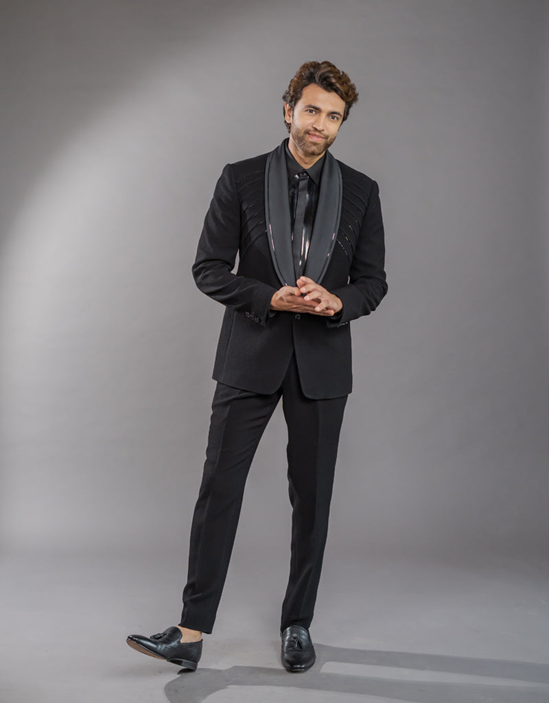 Four-piece Simbri Work Suit in Black
