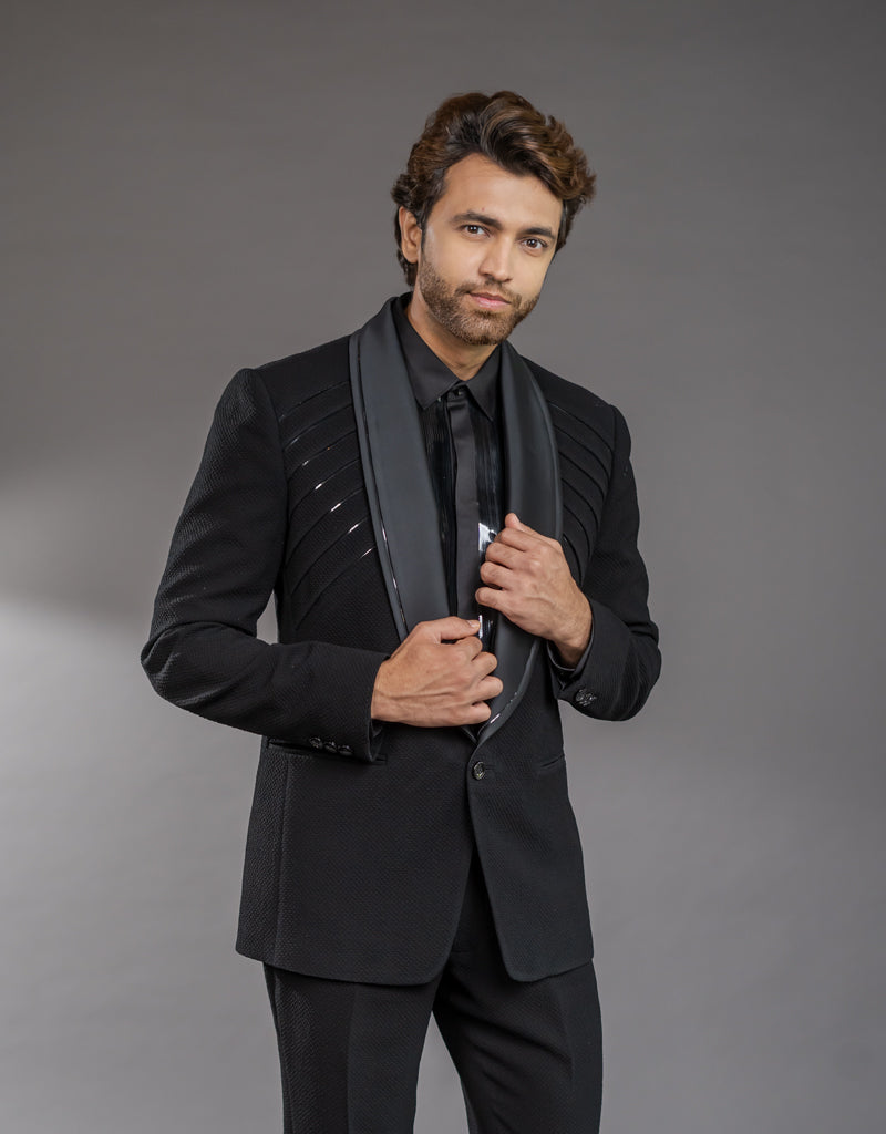 Four-piece Simbri Work Suit in Black