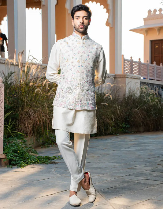 Garden Gala Waistcoat Ensemble