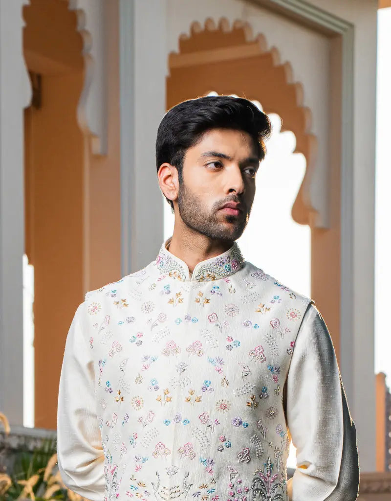 Garden Gala Waistcoat Ensemble