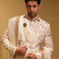Royal Ivory Tapestry Sherwani Set