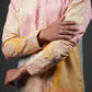 Abstract Embroidered Kurta Set