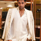 Ivory Royale Embroidered Indo-Western