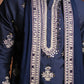 Midnight Majesty Embroidered Kurta Set