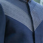 Two-piece Daghai Jodhpuri Suit with self-threaded work in Black/Navy Blue