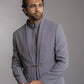 Three-piece Jodhpuri Suit Bandhgala Style in Grey