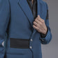 Three-piece Designer Suit in Teal Blue
