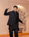 Midnight Sequin Bomber Set