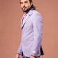 Polished Lavender Linen Blazer