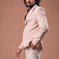Modern Peach Pink Blazer