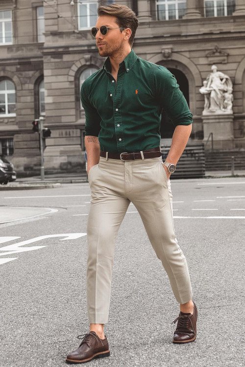 Single Pleat Tailored fit men trouser-| Mytailorstore